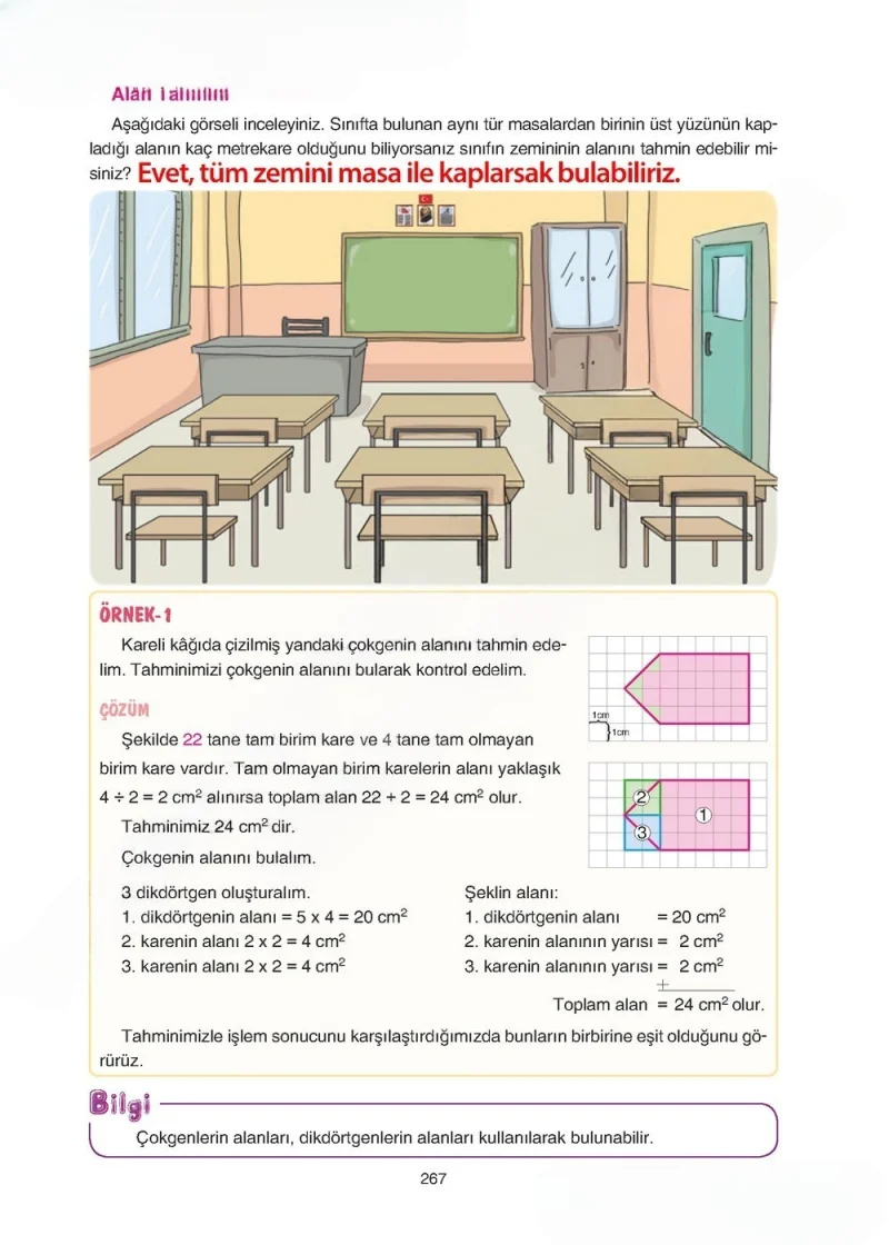 5. Sınıf Matematik Ders Kitabı Cevapları Tuna Yayınları Sayfa 267 Çözüm Görseli