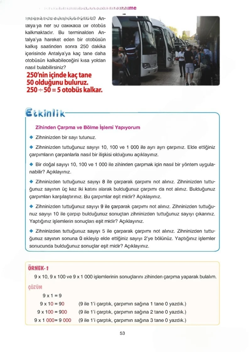 5. Sınıf Matematik Ders Kitabı Cevapları Tuna Yayınları Sayfa 53 Çözüm Görseli