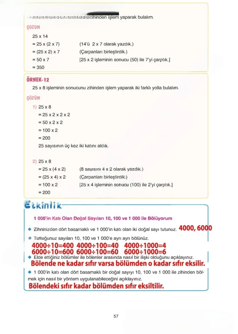 5. Sınıf Matematik Ders Kitabı Cevapları Tuna Yayınları Sayfa 57 Çözüm Görseli
