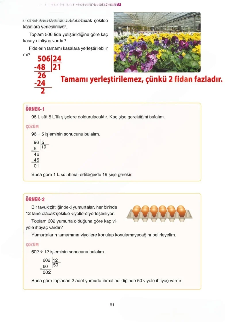 5. Sınıf Matematik Ders Kitabı Cevapları Tuna Yayınları Sayfa 61 Çözüm Görseli