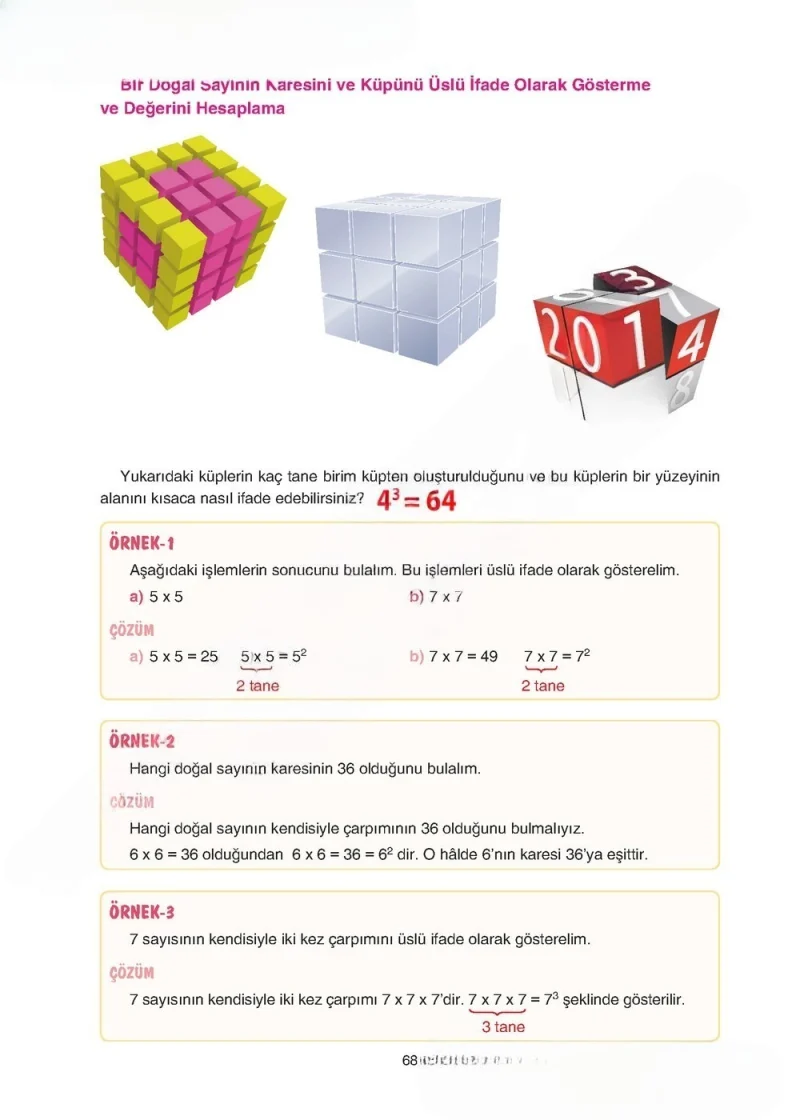 5. Sınıf Matematik Ders Kitabı Cevapları Tuna Yayınları Sayfa 68 Çözüm Görseli