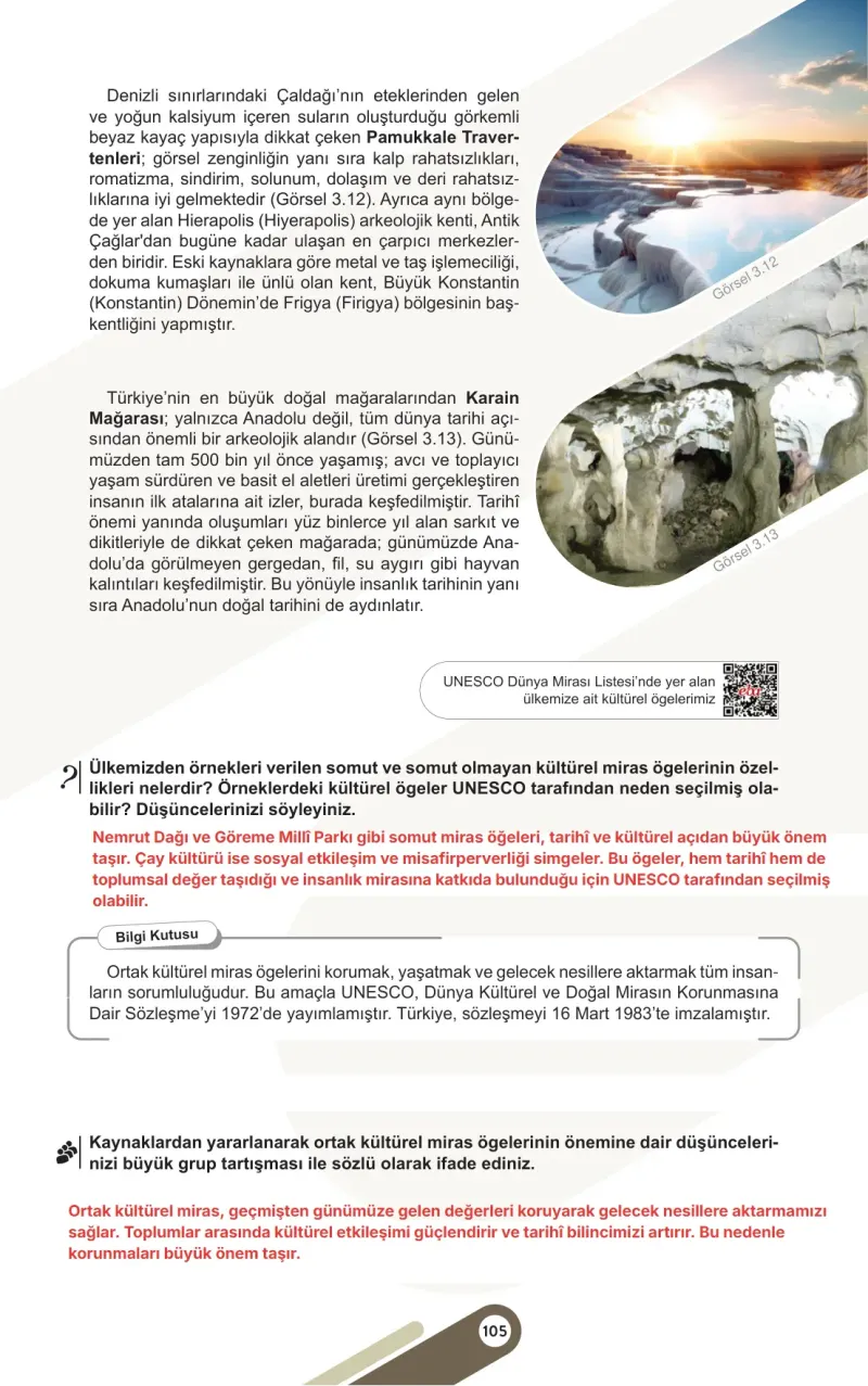 5. Sınıf Sosyal Bilgiler Ders Kitabı Cevapları Meb Yayınları 1. Kitap Sayfa 105 Çözüm Görseli