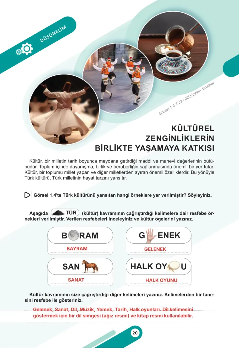 5. Sınıf Sosyal Bilgiler Ders Kitabı Cevapları Meb Yayınları 1. Kitap Sayfa 20 Çözüm Görseli