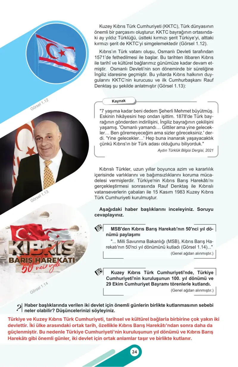 5. Sınıf Sosyal Bilgiler Ders Kitabı Cevapları Meb Yayınları 1. Kitap Sayfa 24 Çözüm Görseli