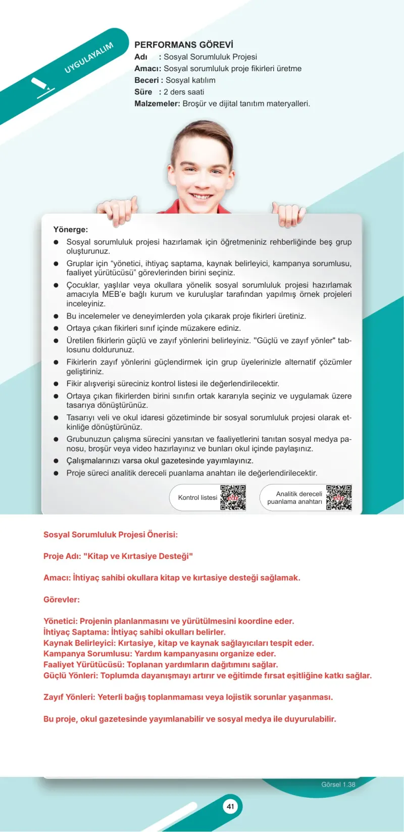 5. Sınıf Sosyal Bilgiler Ders Kitabı Cevapları Meb Yayınları 1. Kitap Sayfa 41 Çözüm Görseli