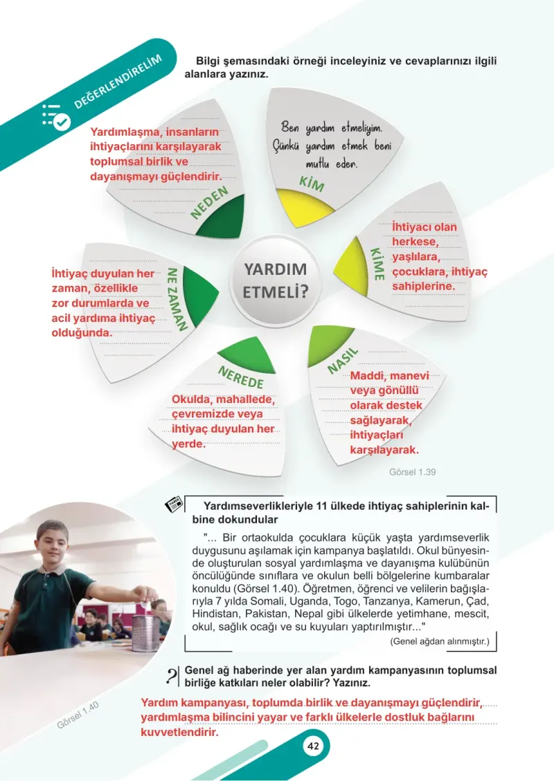 5. Sınıf Sosyal Bilgiler Ders Kitabı Cevapları Meb Yayınları 1. Kitap Sayfa 42 Çözüm Görseli