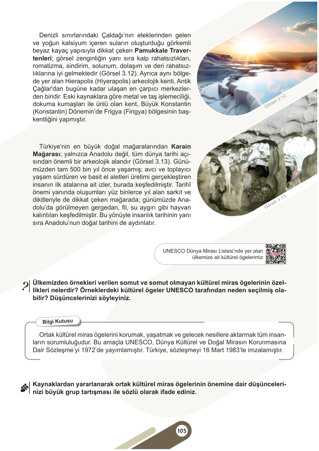 5. Sınıf Sosyal Bilgiler Ders Kitabı Cevapları Meb Yayınları 1. Kitap Sayfa 105
