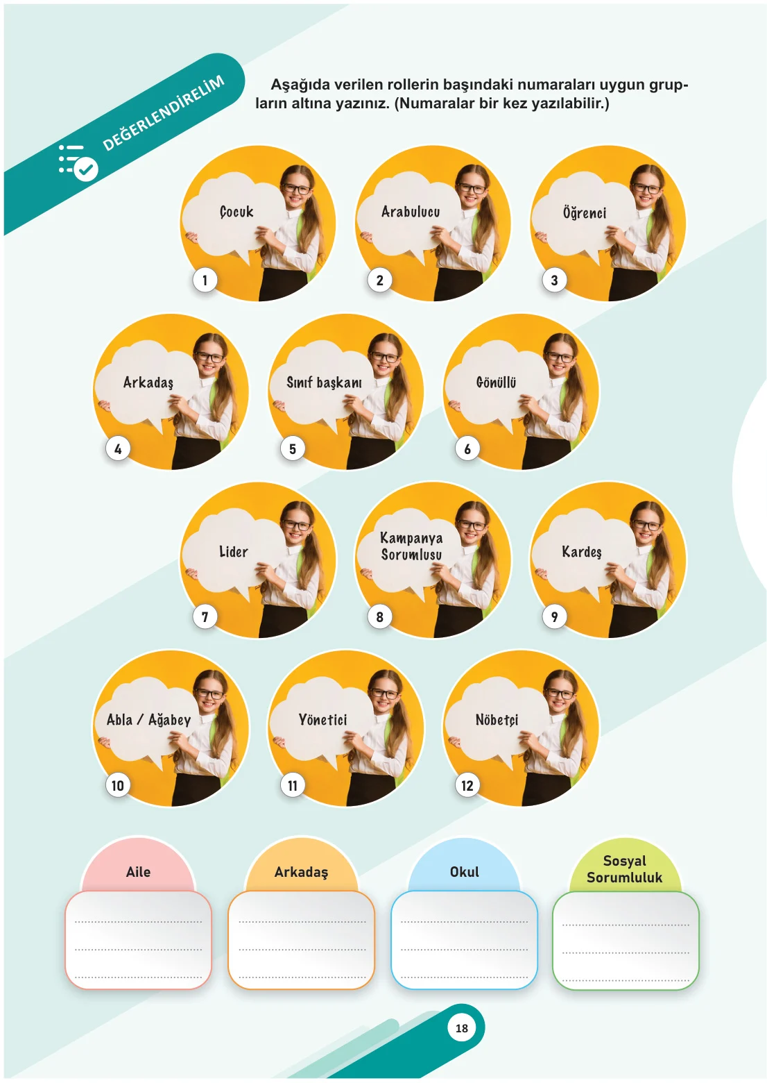 5. Sınıf Sosyal Bilgiler Ders Kitabı Cevapları Meb Yayınları 1. Kitap Sayfa 18