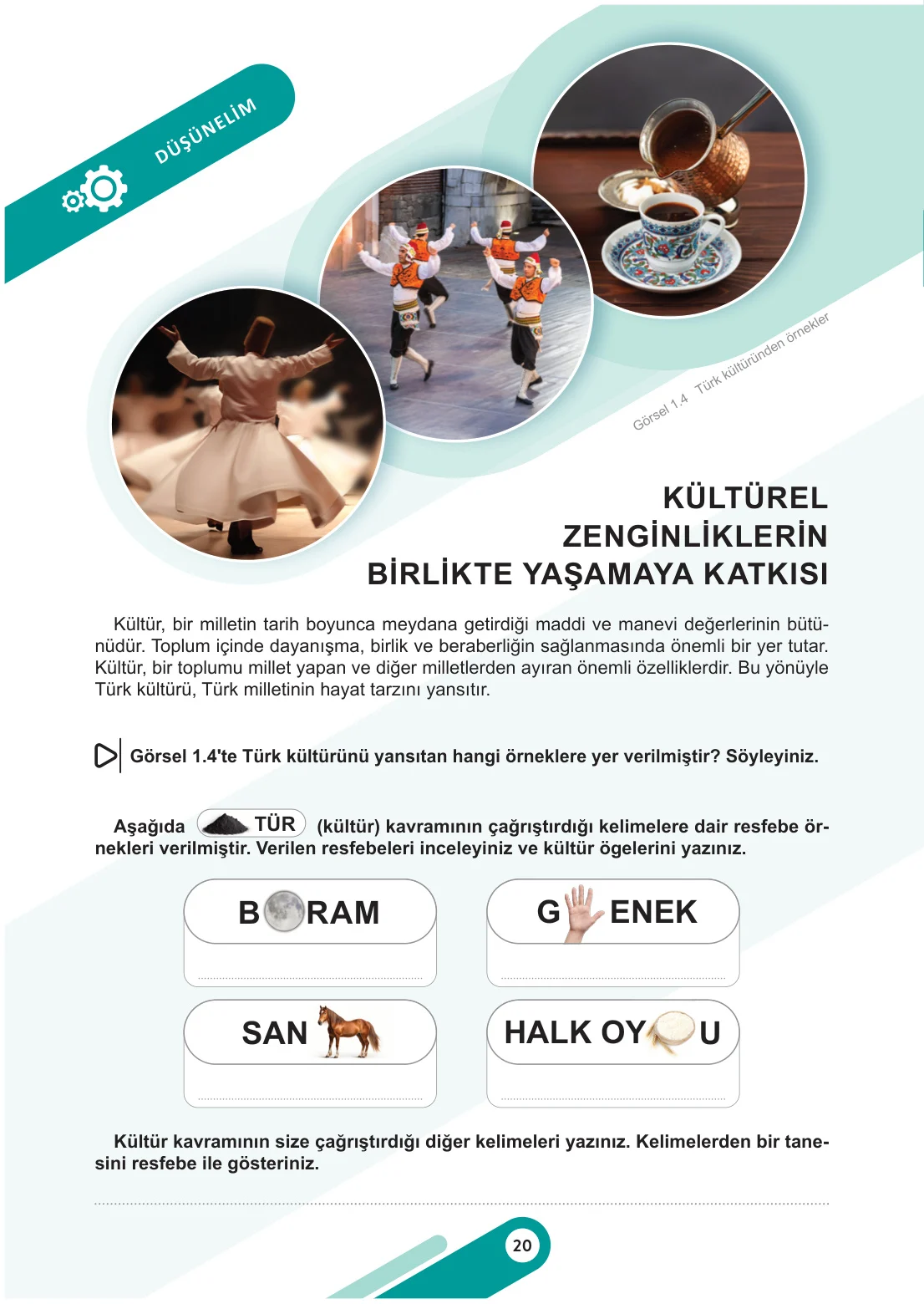 5. Sınıf Sosyal Bilgiler Ders Kitabı Cevapları Meb Yayınları 1. Kitap Sayfa 20