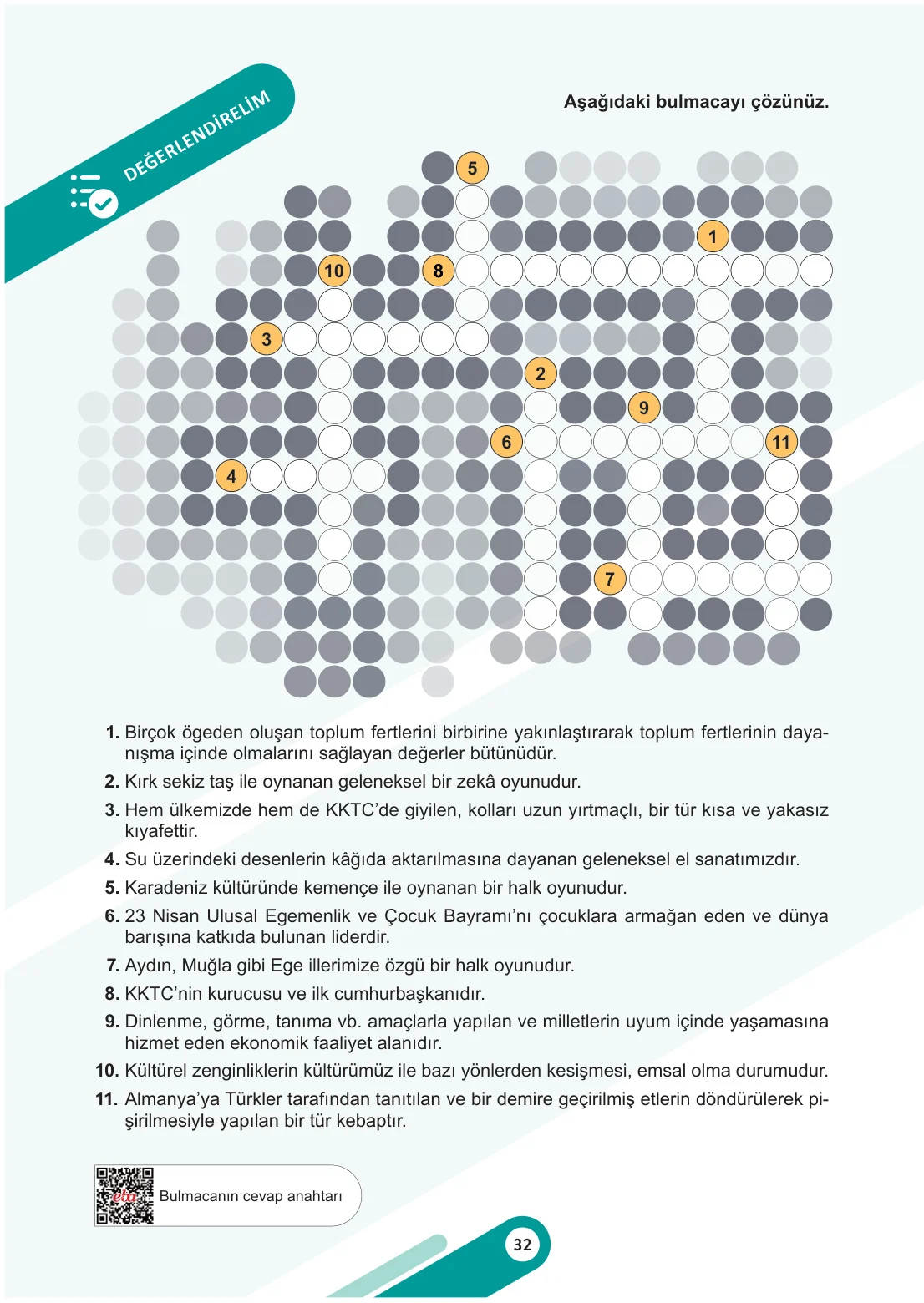 5. Sınıf Sosyal Bilgiler Ders Kitabı Cevapları Meb Yayınları 1. Kitap Sayfa 32