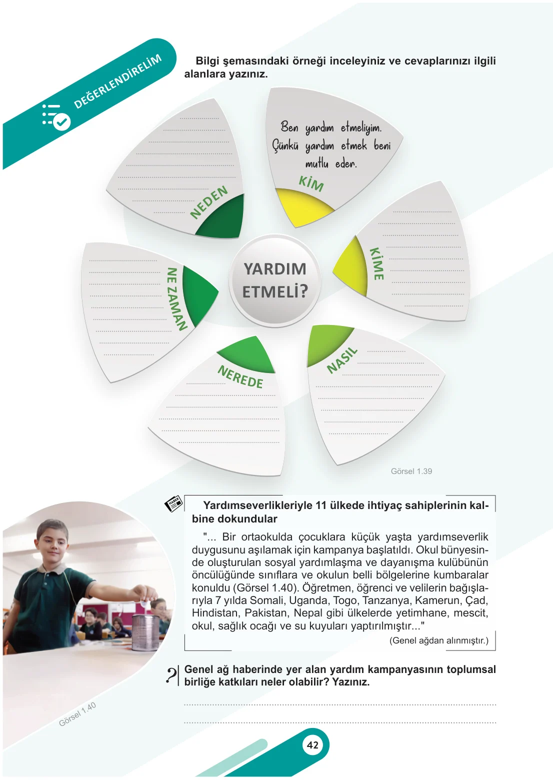 5. Sınıf Sosyal Bilgiler Ders Kitabı Cevapları Meb Yayınları 1. Kitap Sayfa 42