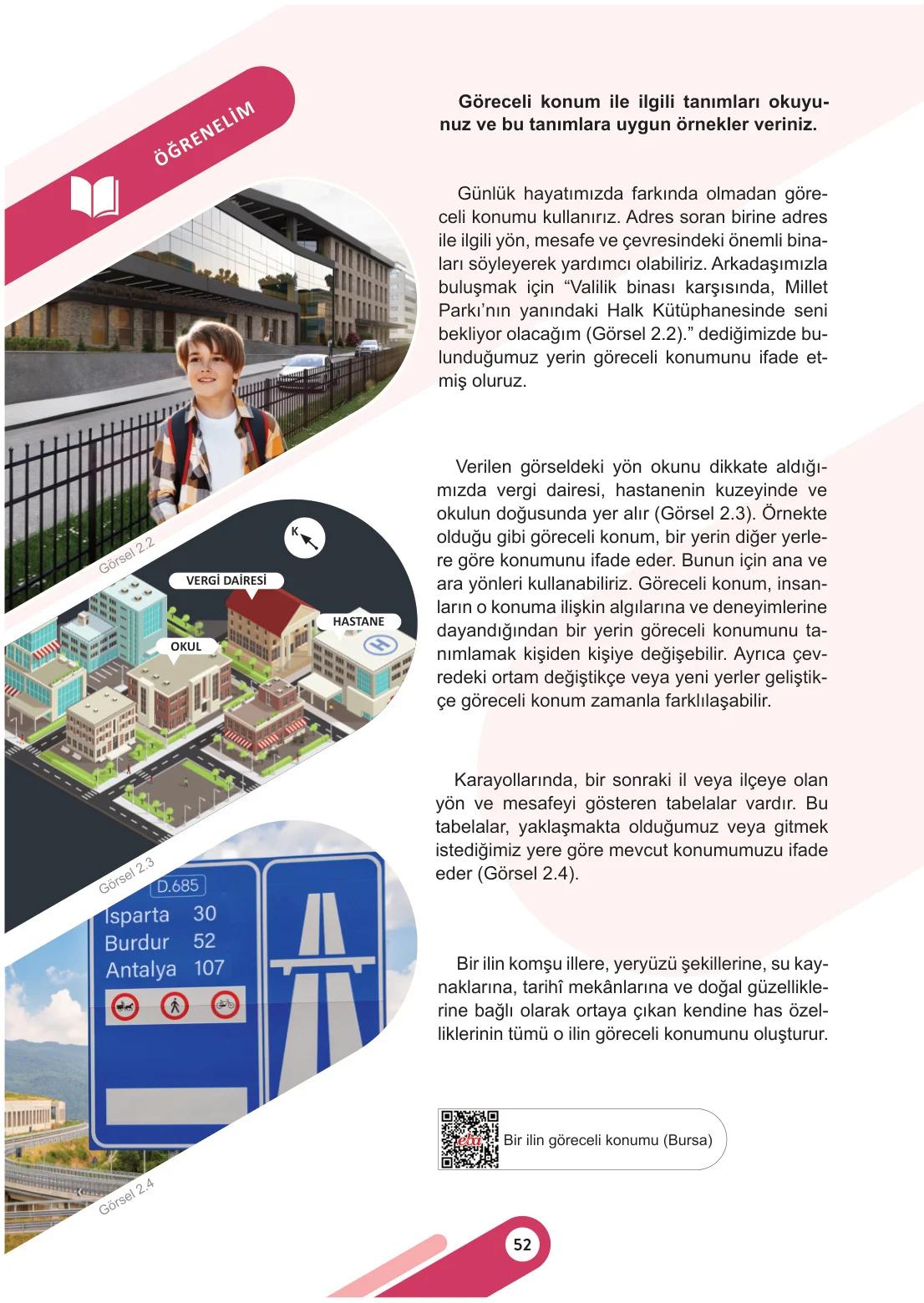 5. Sınıf Sosyal Bilgiler Ders Kitabı Cevapları Meb Yayınları 1. Kitap Sayfa 52