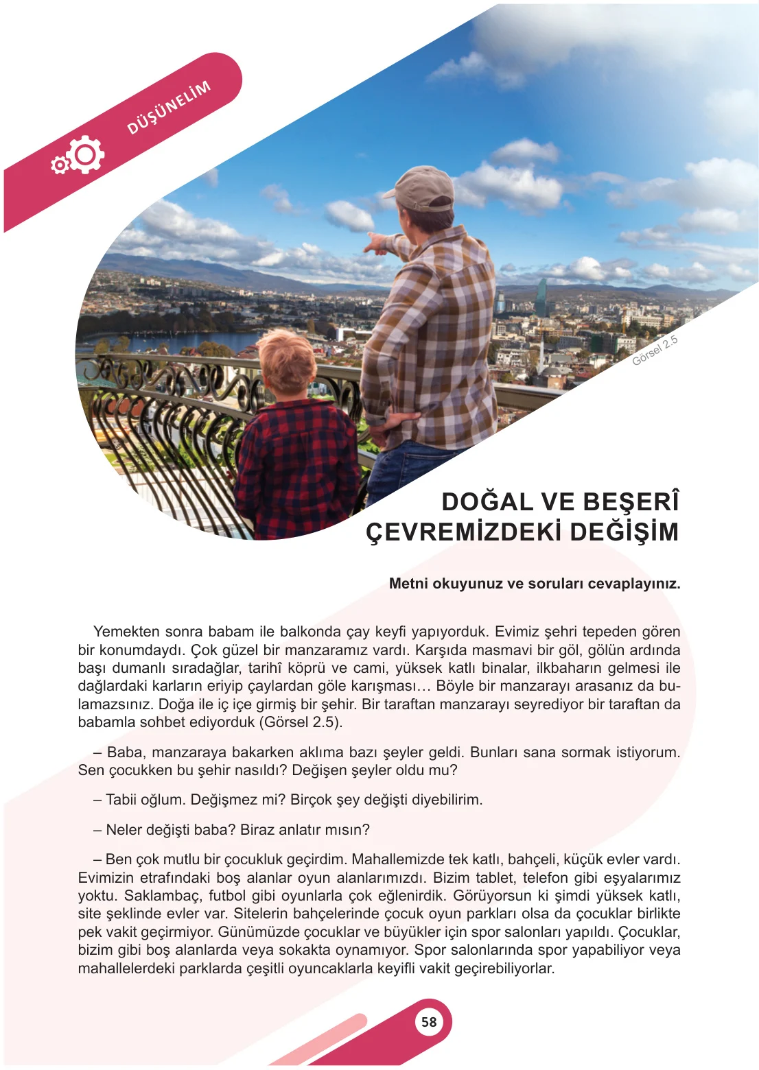 5. Sınıf Sosyal Bilgiler Ders Kitabı Cevapları Meb Yayınları 1. Kitap Sayfa 58