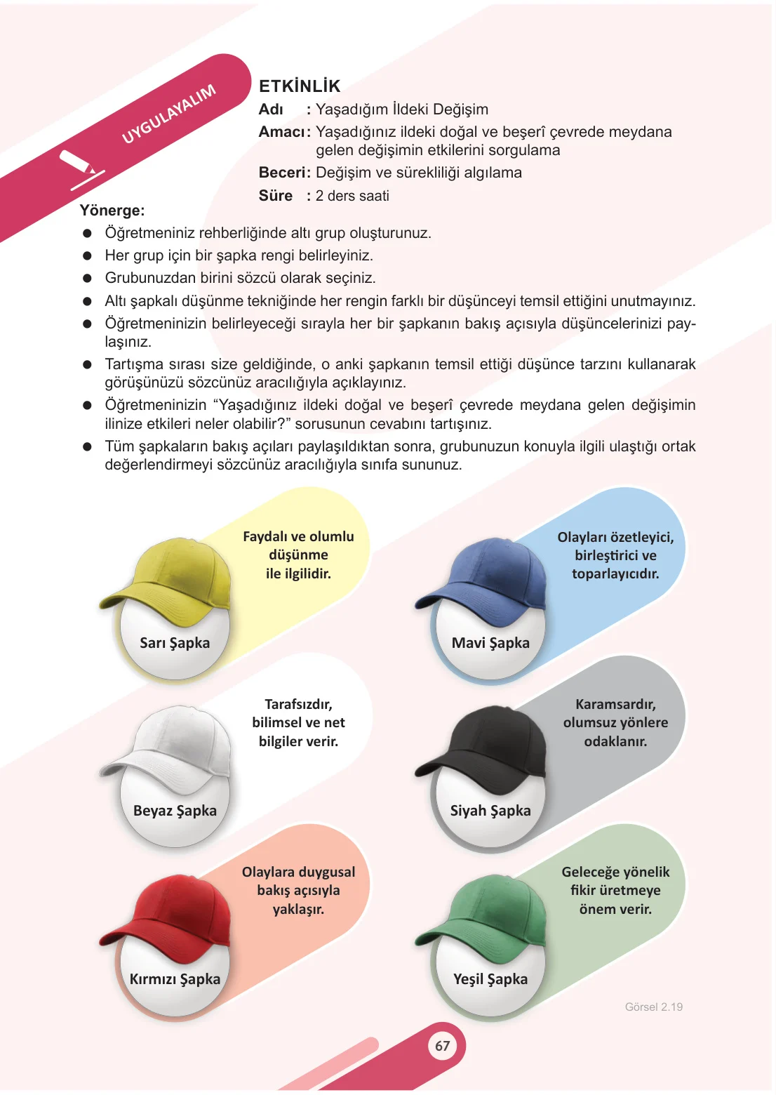 5. Sınıf Sosyal Bilgiler Ders Kitabı Cevapları Meb Yayınları 1. Kitap Sayfa 67