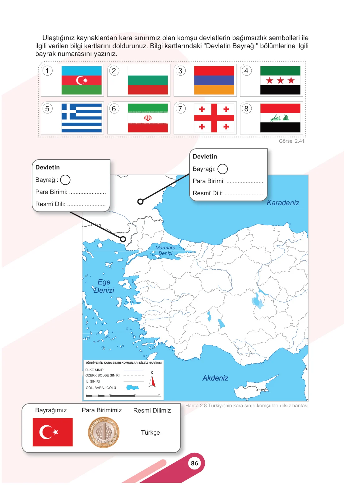 5. Sınıf Sosyal Bilgiler Ders Kitabı Cevapları Meb Yayınları 1. Kitap Sayfa 86