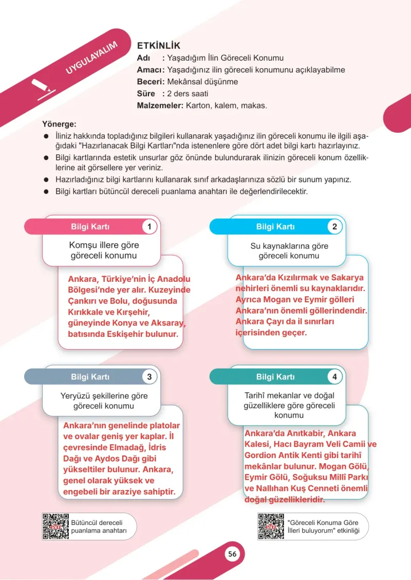 5. Sınıf Sosyal Bilgiler Ders Kitabı Cevapları Meb Yayınları 1. Kitap Sayfa 56 Çözüm Görseli