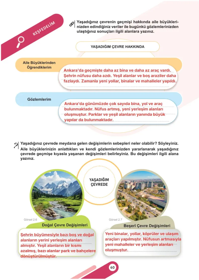 5. Sınıf Sosyal Bilgiler Ders Kitabı Cevapları Meb Yayınları 1. Kitap Sayfa 60 Çözüm Görseli