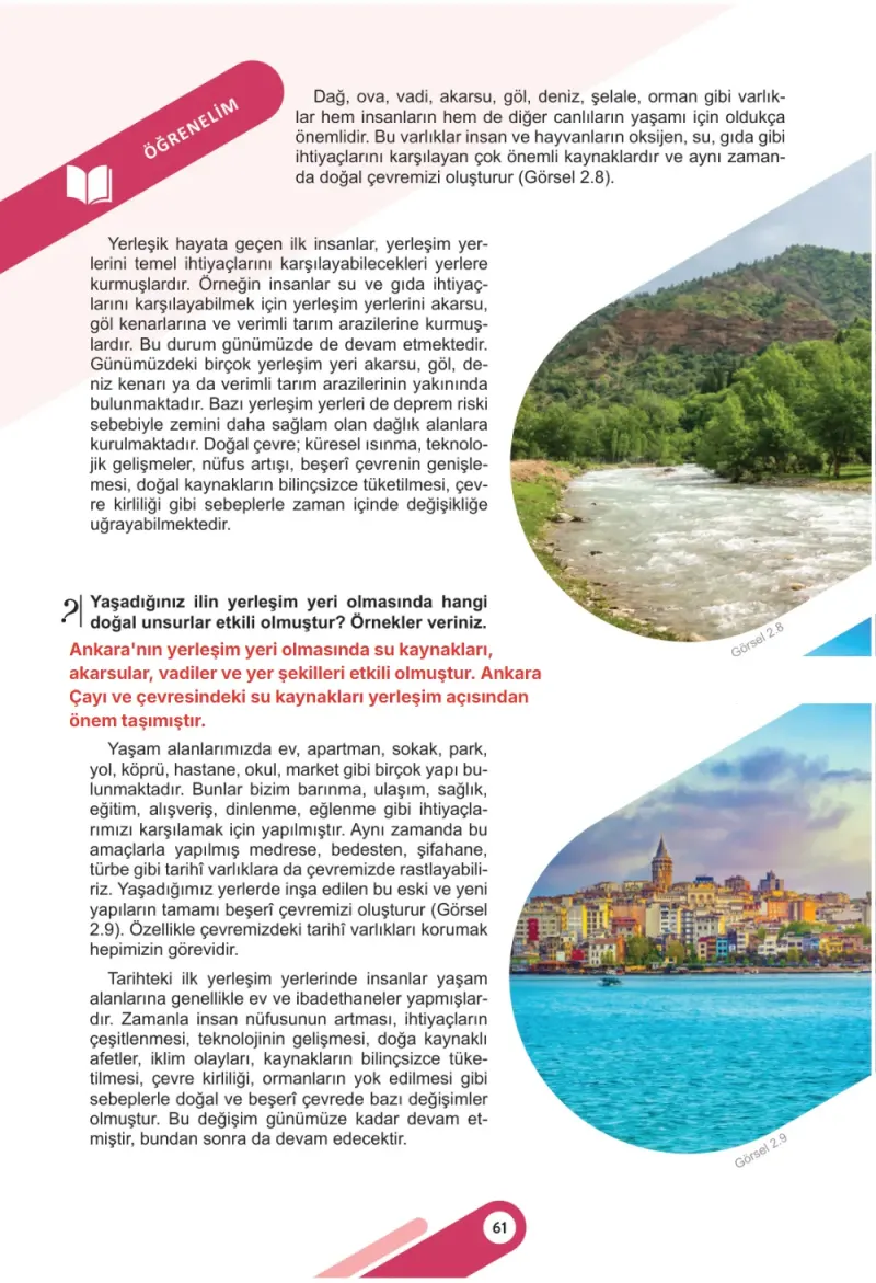 5. Sınıf Sosyal Bilgiler Ders Kitabı Cevapları Meb Yayınları 1. Kitap Sayfa 61 Çözüm Görseli
