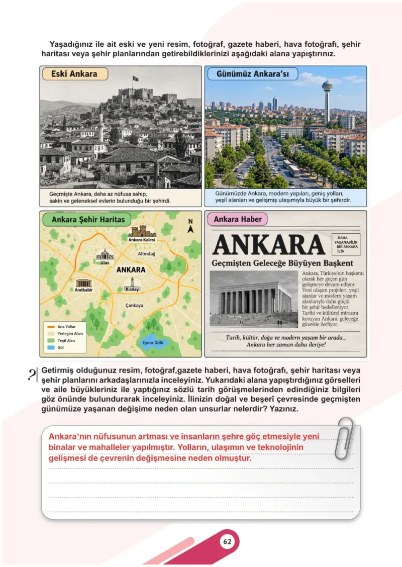 5. Sınıf Sosyal Bilgiler Ders Kitabı Cevapları Meb Yayınları 1. Kitap Sayfa 62 Çözüm Görseli