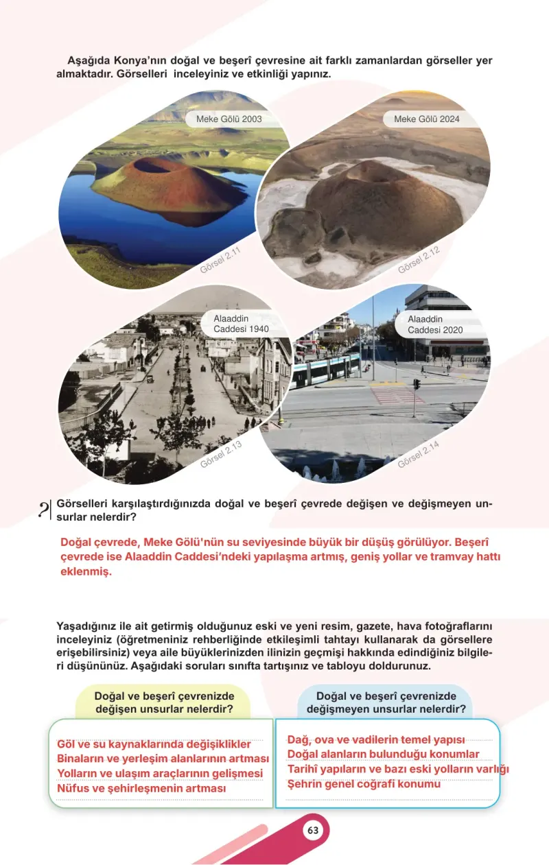 5. Sınıf Sosyal Bilgiler Ders Kitabı Cevapları Meb Yayınları 1. Kitap Sayfa 63 Çözüm Görseli