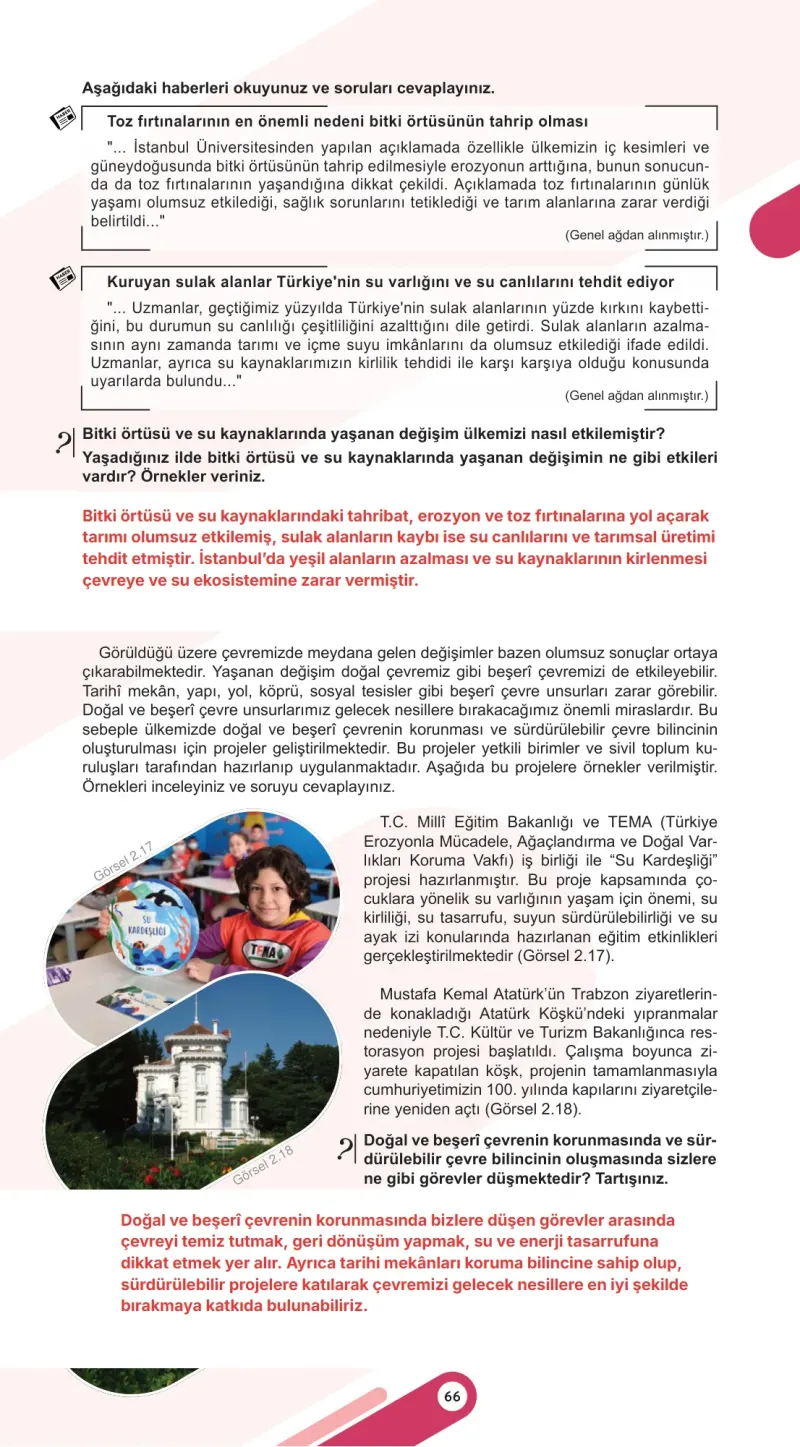5. Sınıf Sosyal Bilgiler Ders Kitabı Cevapları Meb Yayınları 1. Kitap Sayfa 66 Çözüm Görseli