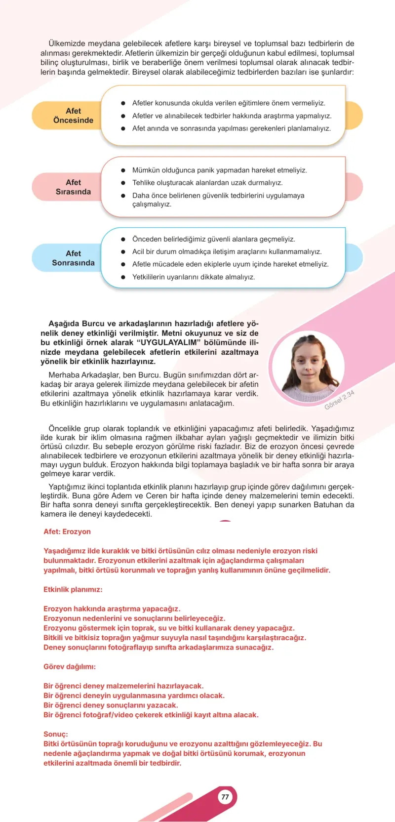 5. Sınıf Sosyal Bilgiler Ders Kitabı Cevapları Meb Yayınları 1. Kitap Sayfa 77 Çözüm Görseli