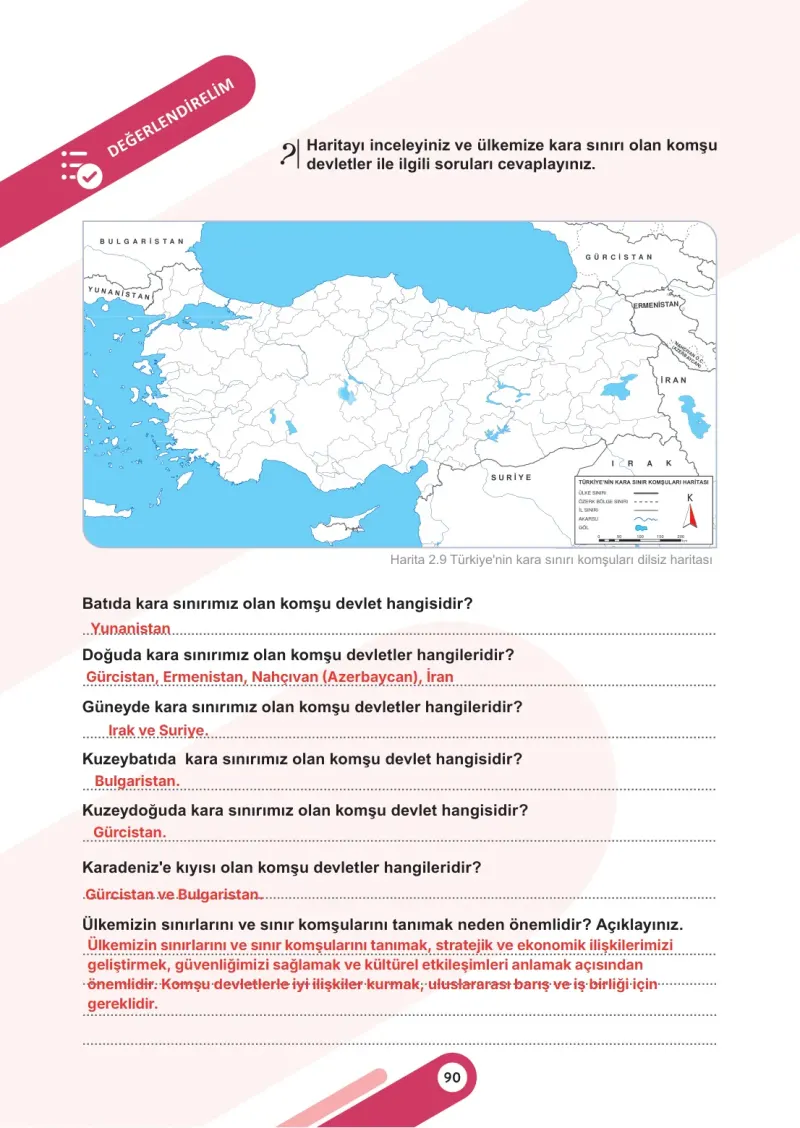 5. Sınıf Sosyal Bilgiler Ders Kitabı Cevapları Meb Yayınları 1. Kitap Sayfa 90 Çözüm Görseli