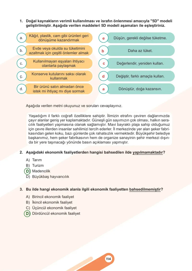 5. Sınıf Sosyal Bilgiler Ders Kitabı Cevapları Meb Yayınları 2. Kitap Sayfa 114 Çözüm Görseli