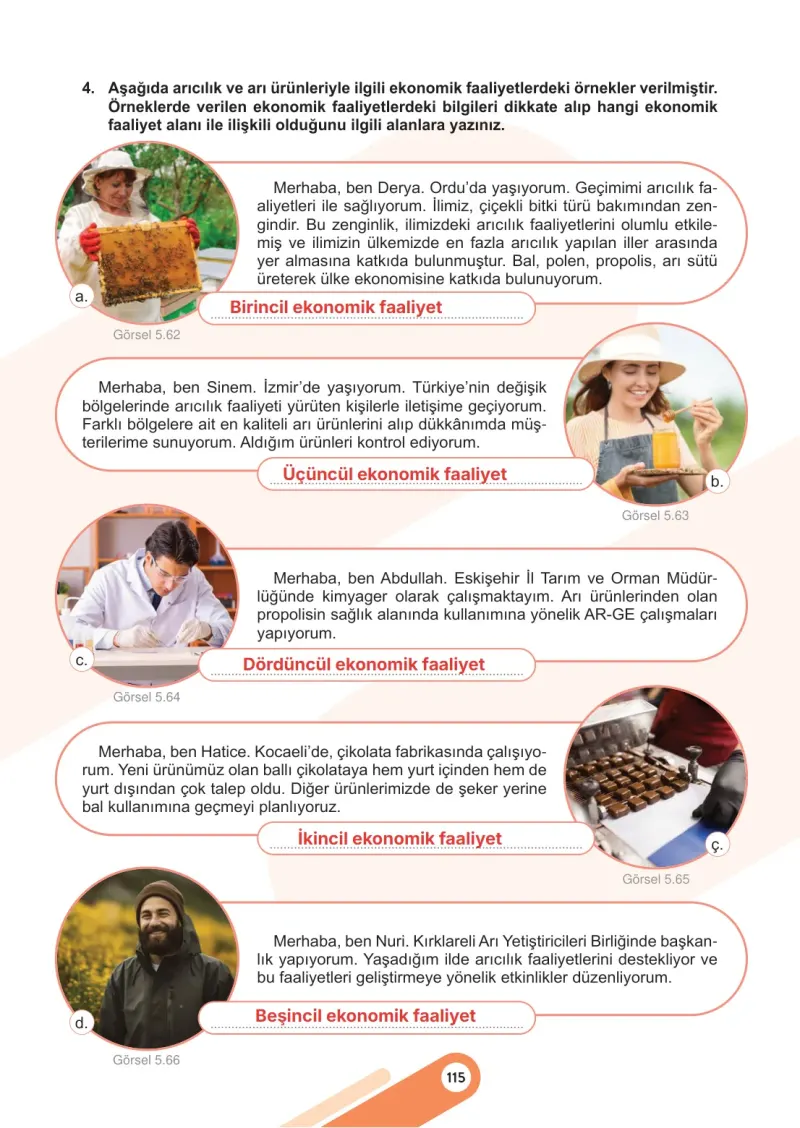 5. Sınıf Sosyal Bilgiler Ders Kitabı Cevapları Meb Yayınları 2. Kitap Sayfa 115 Çözüm Görseli