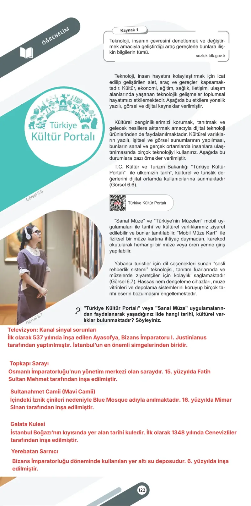 5. Sınıf Sosyal Bilgiler Ders Kitabı Cevapları Meb Yayınları 2. Kitap Sayfa 122 Çözüm Görseli