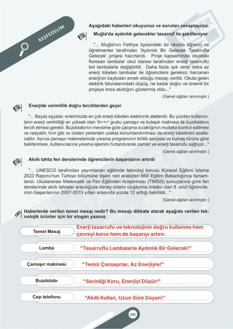 5. Sınıf Sosyal Bilgiler Ders Kitabı Cevapları Meb Yayınları 2. Kitap Sayfa 131 Çözüm Görseli