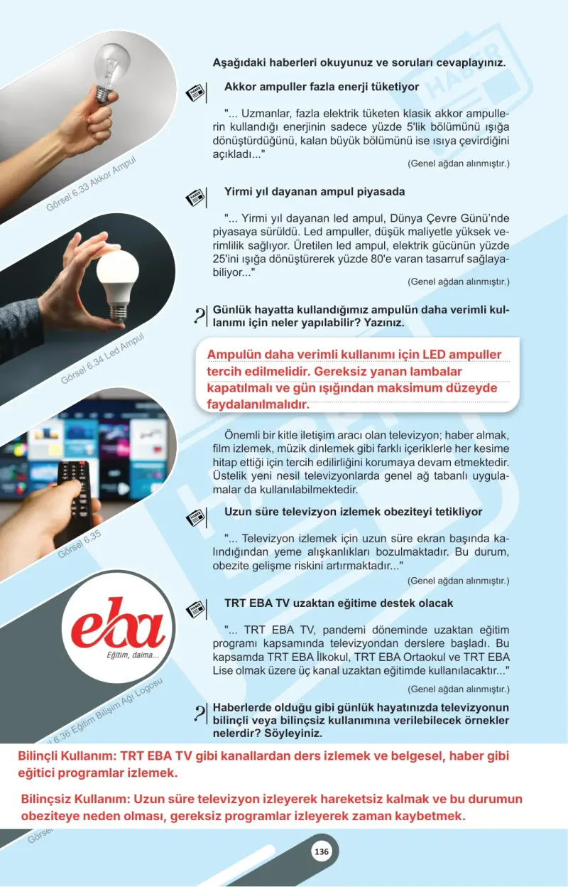 5. Sınıf Sosyal Bilgiler Ders Kitabı Cevapları Meb Yayınları 2. Kitap Sayfa 136 Çözüm Görseli