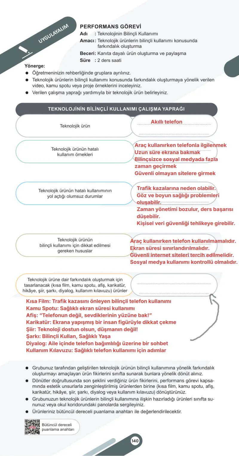 5. Sınıf Sosyal Bilgiler Ders Kitabı Cevapları Meb Yayınları 2. Kitap Sayfa 140 Çözüm Görseli