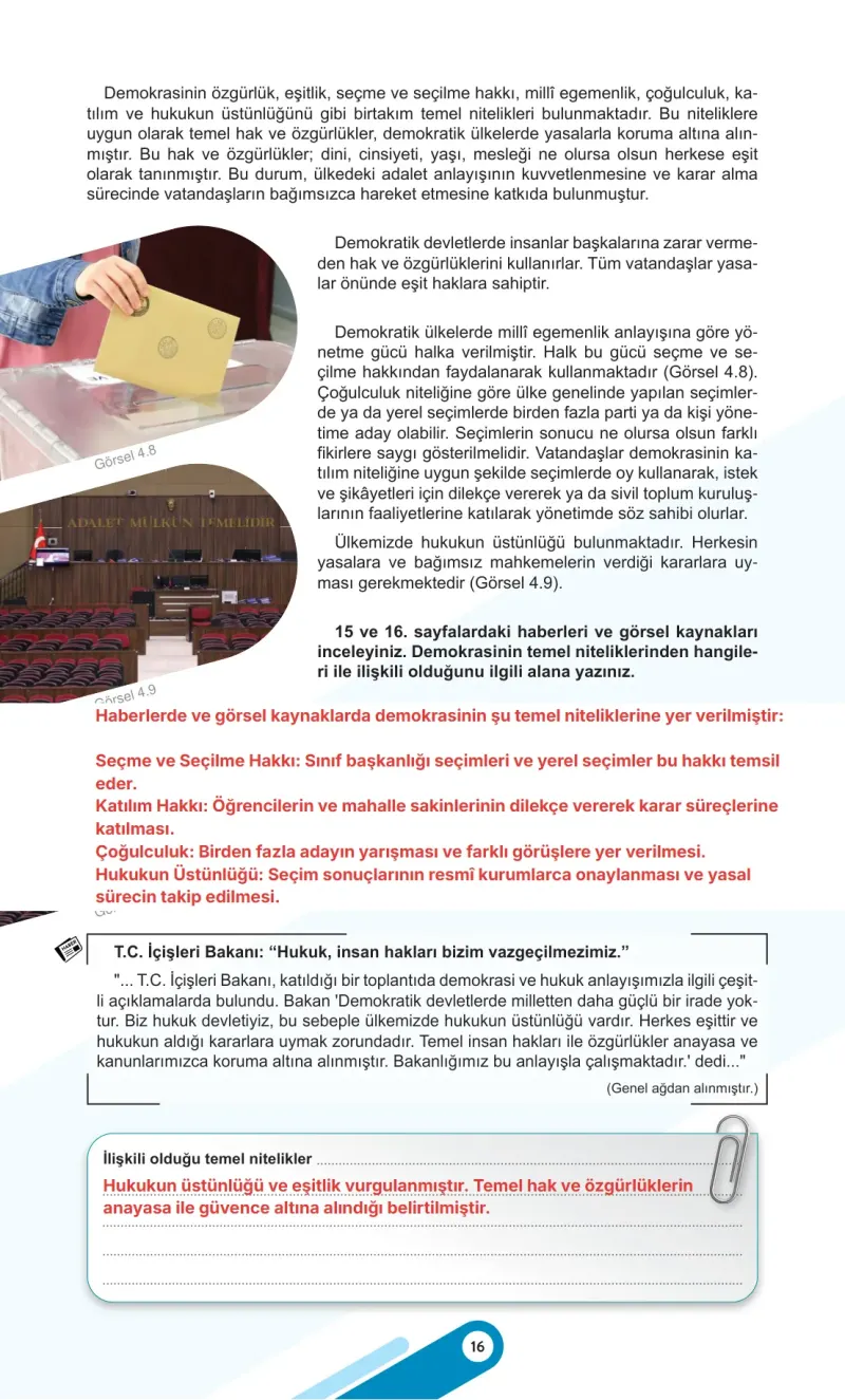 5. Sınıf Sosyal Bilgiler Ders Kitabı Cevapları Meb Yayınları 2. Kitap Sayfa 16 Çözüm Görseli