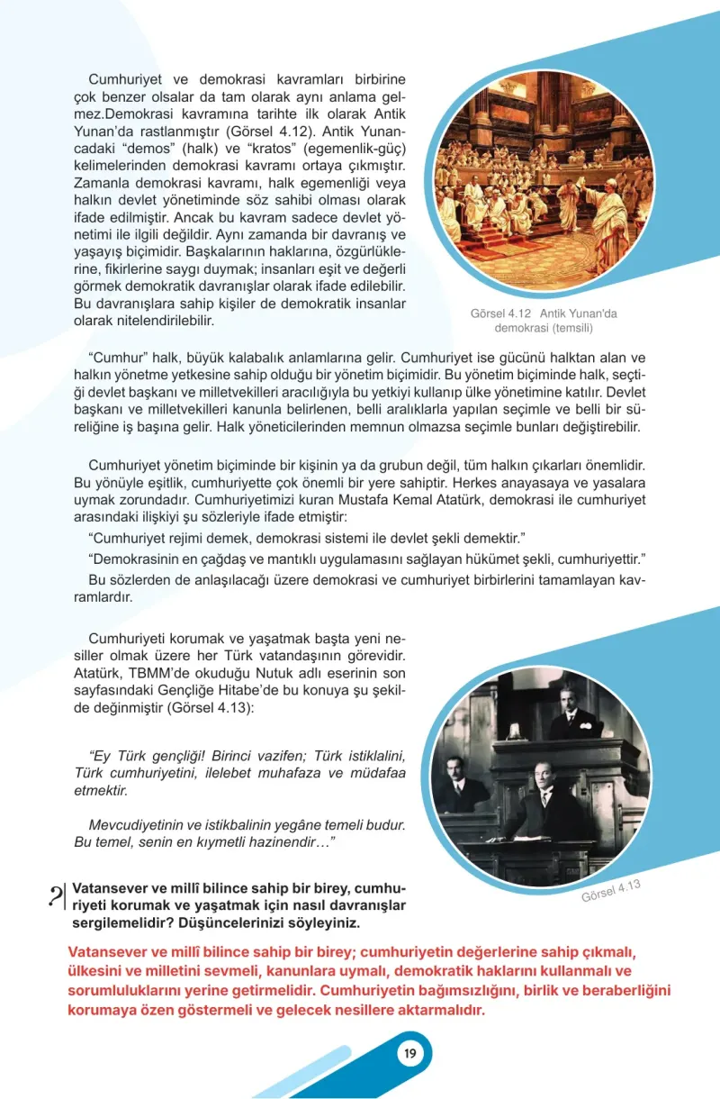 5. Sınıf Sosyal Bilgiler Ders Kitabı Cevapları Meb Yayınları 2. Kitap Sayfa 19 Çözüm Görseli