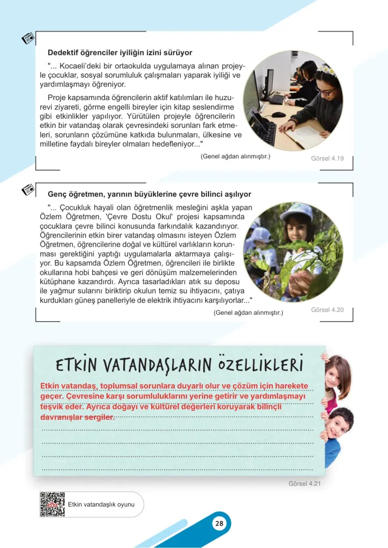 5. Sınıf Sosyal Bilgiler Ders Kitabı Cevapları Meb Yayınları 2. Kitap Sayfa 28 Çözüm Görseli