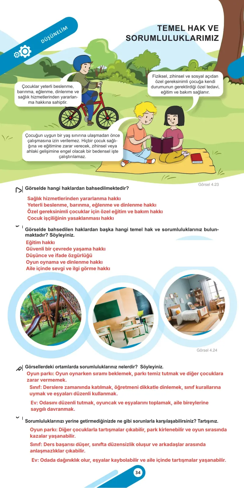 5. Sınıf Sosyal Bilgiler Ders Kitabı Cevapları Meb Yayınları 2. Kitap Sayfa 34 Çözüm Görseli