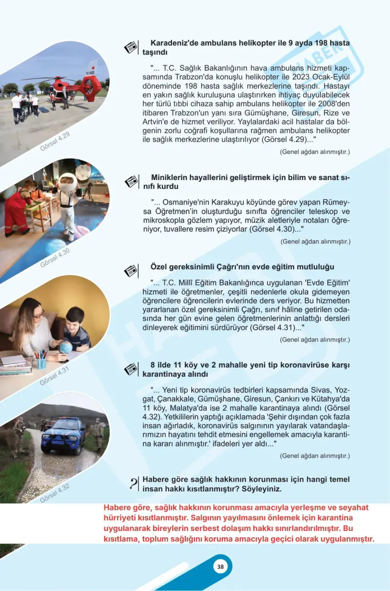 5. Sınıf Sosyal Bilgiler Ders Kitabı Cevapları Meb Yayınları 2. Kitap Sayfa 38 Çözüm Görseli