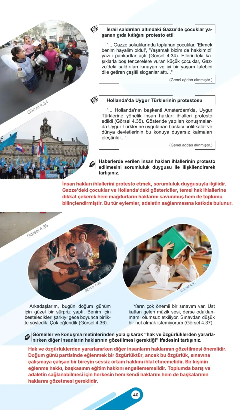5. Sınıf Sosyal Bilgiler Ders Kitabı Cevapları Meb Yayınları 2. Kitap Sayfa 40 Çözüm Görseli