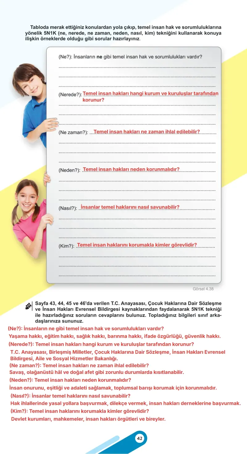5. Sınıf Sosyal Bilgiler Ders Kitabı Cevapları Meb Yayınları 2. Kitap Sayfa 42 Çözüm Görseli