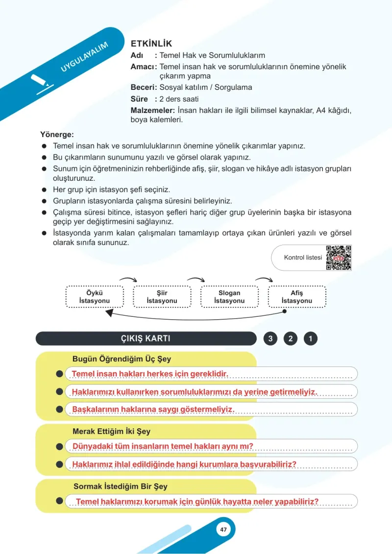 5. Sınıf Sosyal Bilgiler Ders Kitabı Cevapları Meb Yayınları 2. Kitap Sayfa 47 Çözüm Görseli