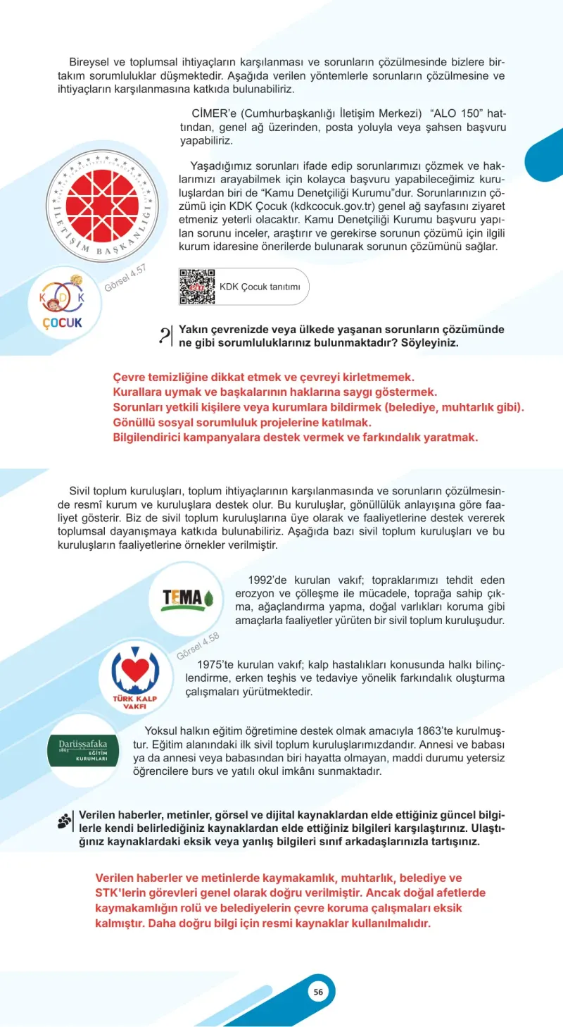 5. Sınıf Sosyal Bilgiler Ders Kitabı Cevapları Meb Yayınları 2. Kitap Sayfa 56 Çözüm Görseli