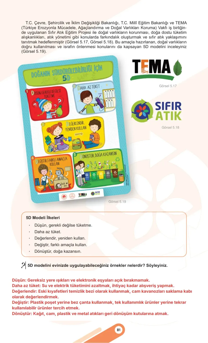 5. Sınıf Sosyal Bilgiler Ders Kitabı Cevapları Meb Yayınları 2. Kitap Sayfa 81 Çözüm Görseli