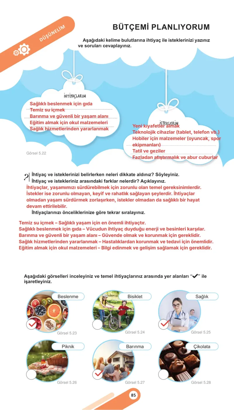 5. Sınıf Sosyal Bilgiler Ders Kitabı Cevapları Meb Yayınları 2. Kitap Sayfa 85 Çözüm Görseli