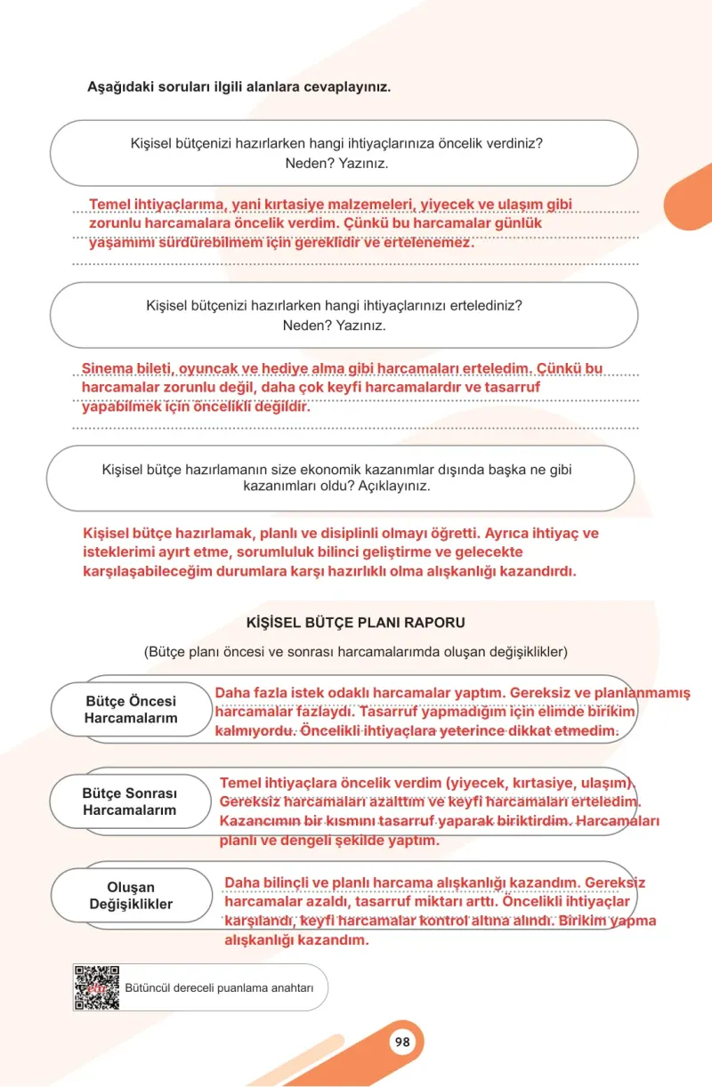 5. Sınıf Sosyal Bilgiler Ders Kitabı Cevapları Meb Yayınları 2. Kitap Sayfa 98 Çözüm Görseli