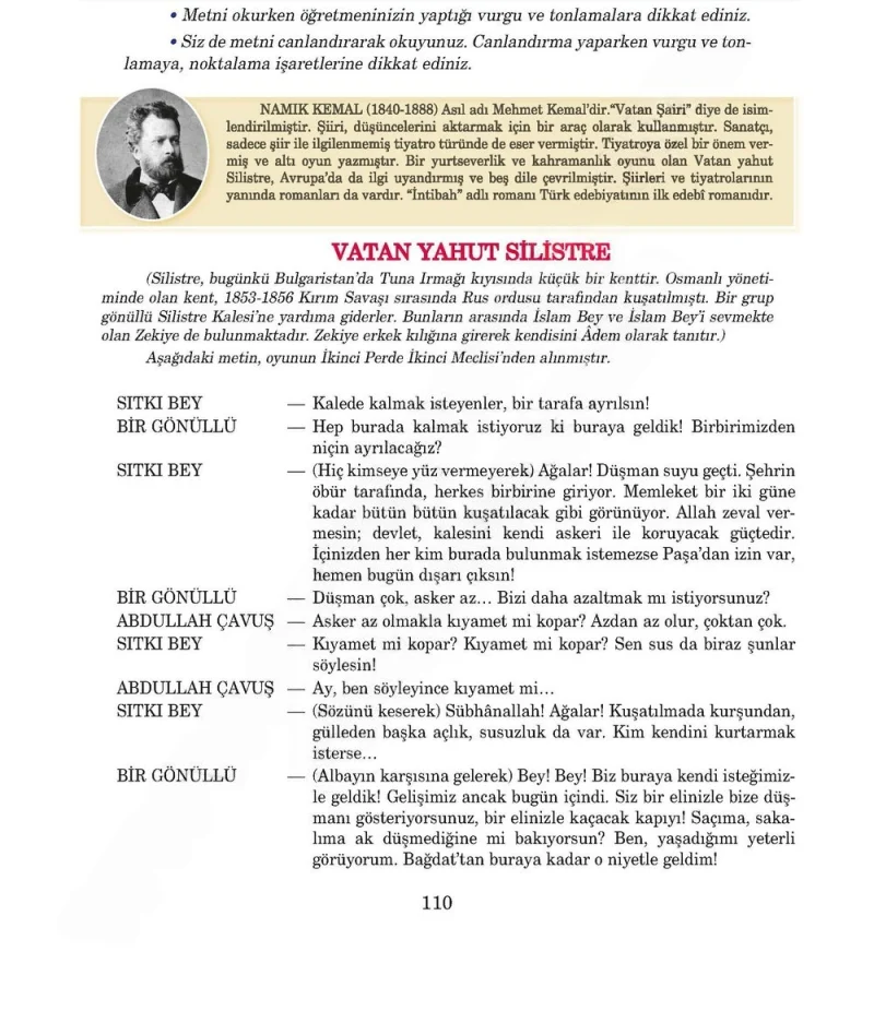 5. Sınıf Türkçe Ders Kitabı Cevapları Anıttepe Yayınları Sayfa 110 Çözüm Görseli