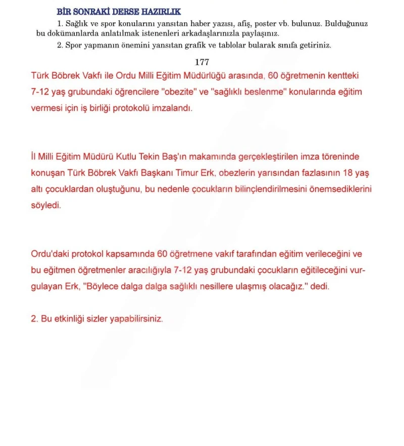 5. Sınıf Türkçe Ders Kitabı Cevapları Anıttepe Yayınları Sayfa 177 Çözüm Görseli