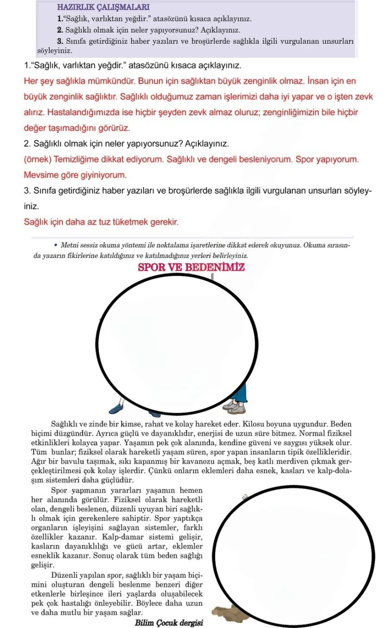 5. Sınıf Türkçe Ders Kitabı Cevapları Anıttepe Yayınları Sayfa 178 Çözüm Görseli