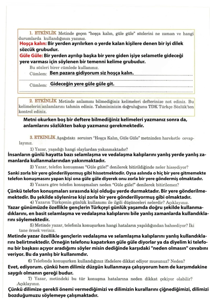 5. Sınıf Türkçe Ders Kitabı Cevapları Anıttepe Yayınları Sayfa 19 Çözüm Görseli