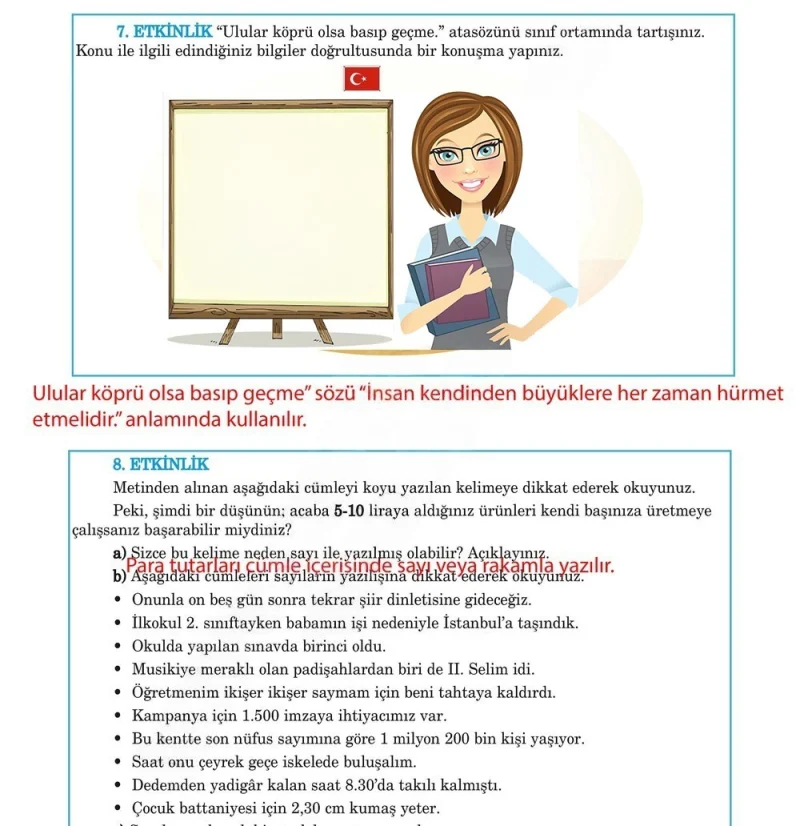 5. Sınıf Türkçe Ders Kitabı Cevapları Anıttepe Yayınları Sayfa 203 Çözüm Görseli